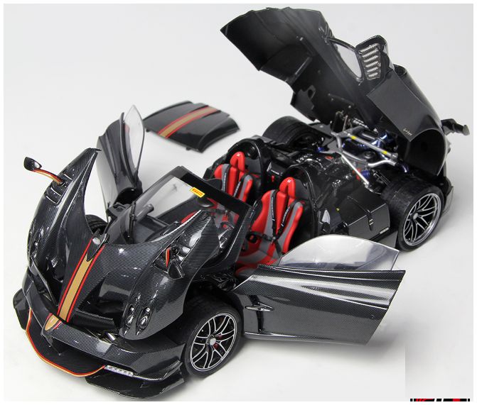 Pagani Huayra Roadster BC-Carbon black - John Ayrey Die Casts